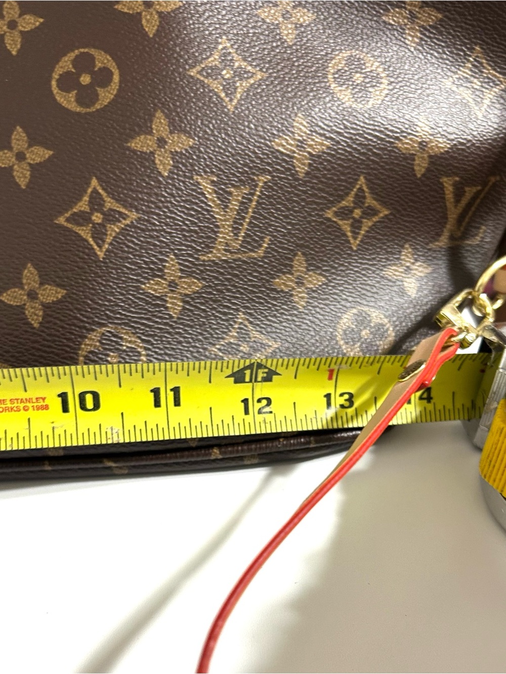 Large Tote Monogram Bag with Wristlet - Picture 8 of 16